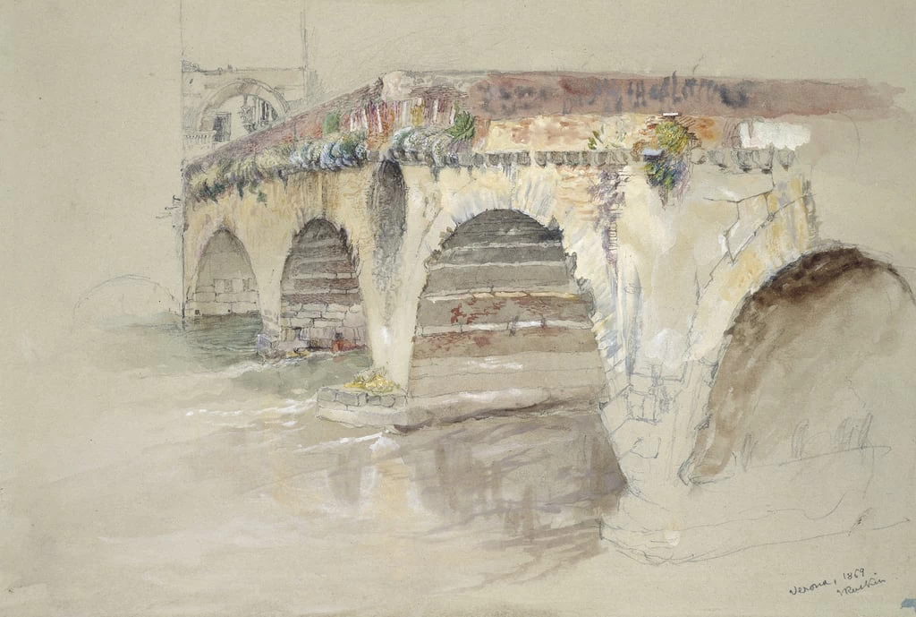 Il Ponte della Pietra, Verona - Ashmolean Museum, University of Oxford